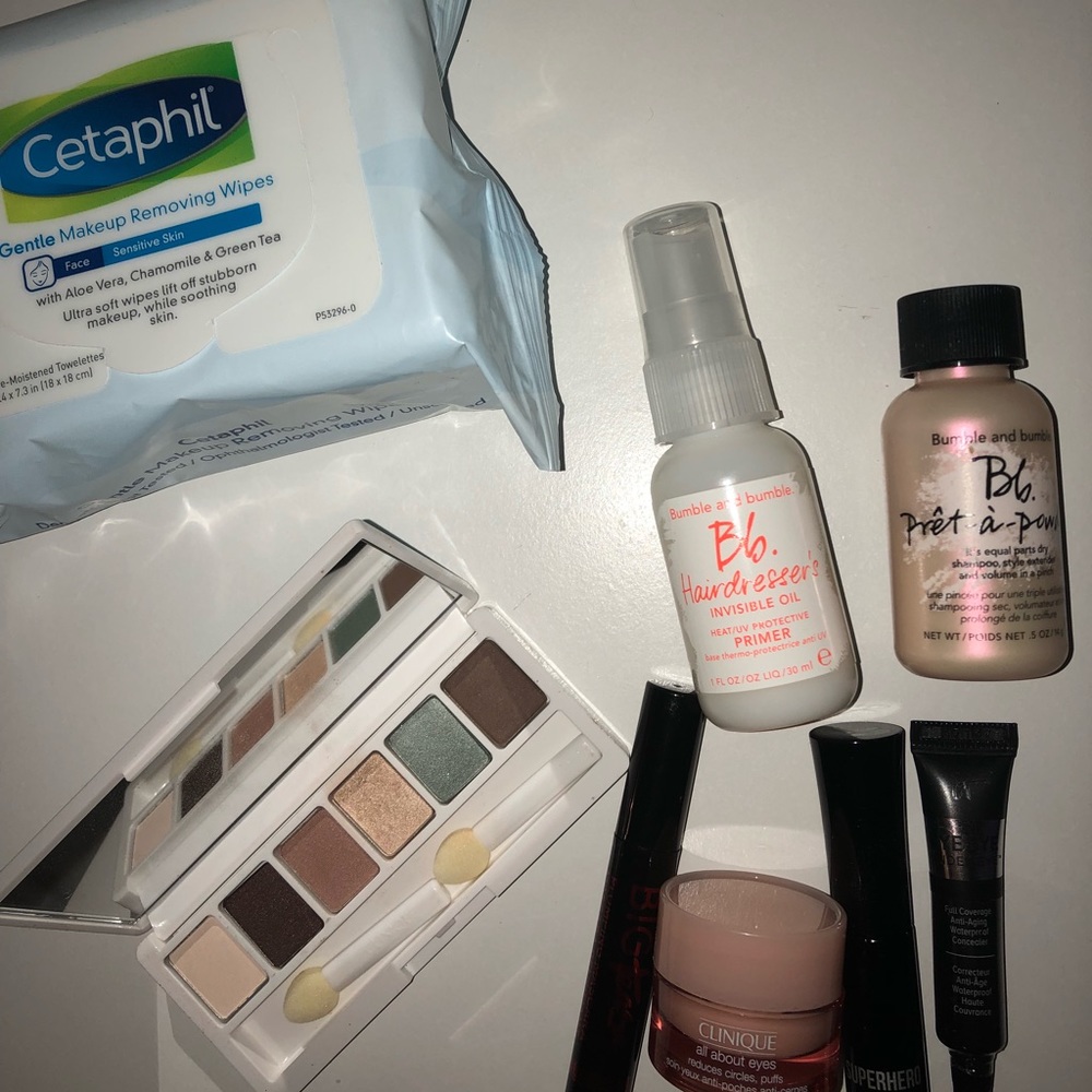 Makeup/hair products